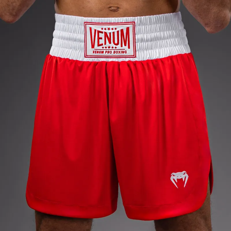 Venum Classic Boxing Shorts - Fire Red - Image 5