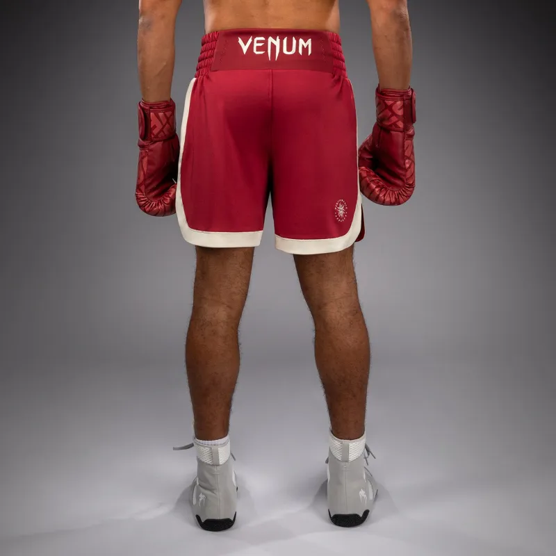 Venum Classic Boxing Shorts – Ruby Red/Ivory - Image 3