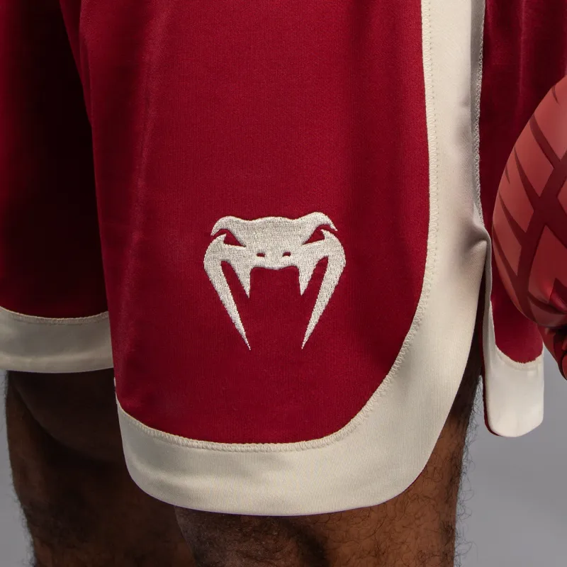 Venum Classic Boxing Shorts – Ruby Red/Ivory - Image 4