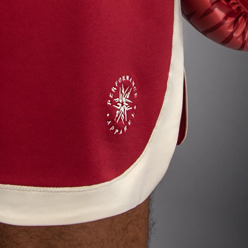 Venum Classic Boxing Shorts – Ruby Red/Ivory - Image 5