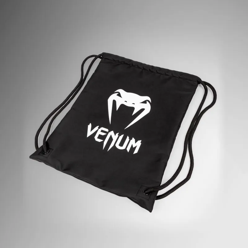 Venum Classic Drawstring Bag (20-25L) - Black/White - Image 2
