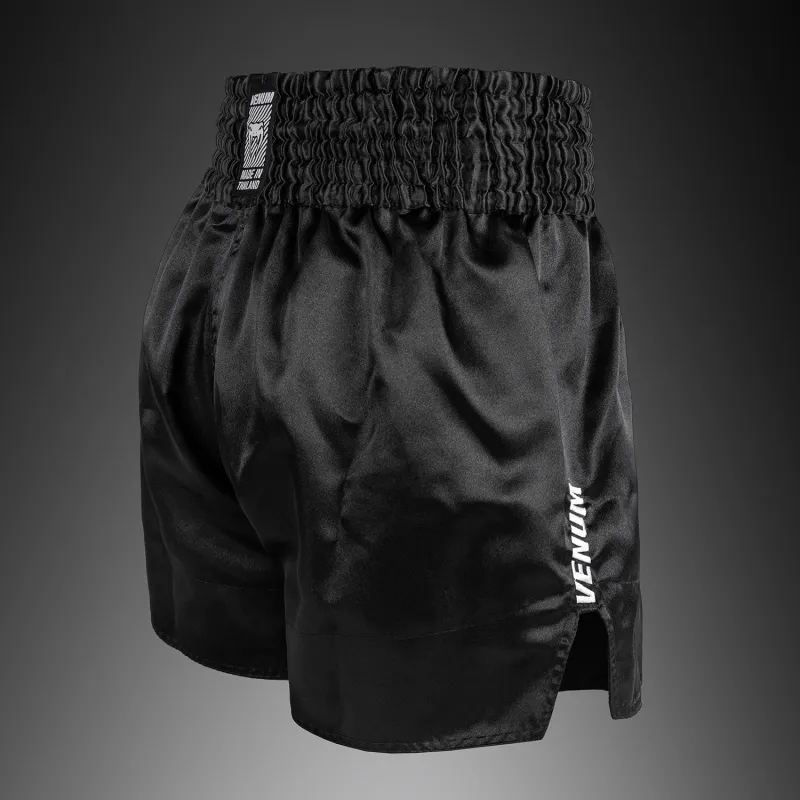 Venum Classic Evo Muay Thai Shorts - Black/White - Image 3
