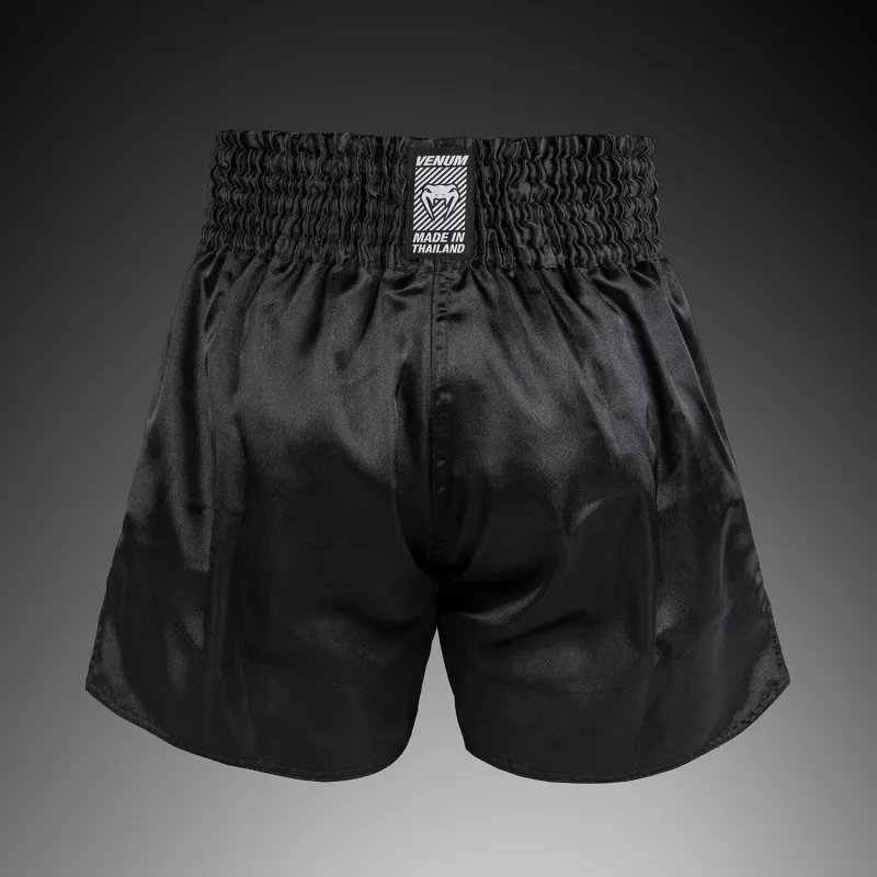 Venum Classic Evo Muay Thai Shorts - Black/White - Image 4