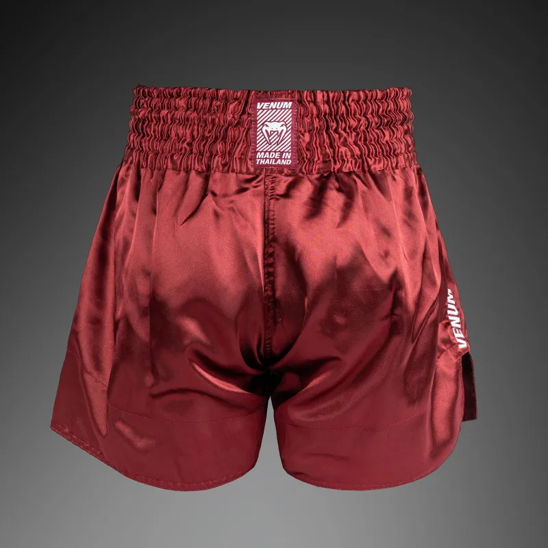 Venum Classic Evo Muay Thai Shorts - Burgundy - Image 4