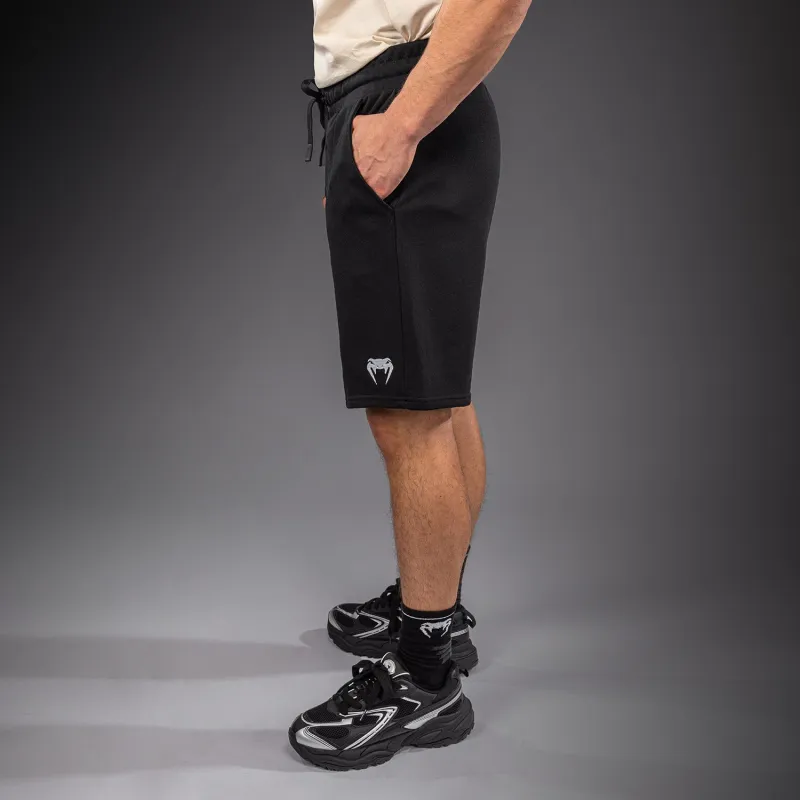 Venum Classic Fleece Cotton Shorts - Black - Image 2