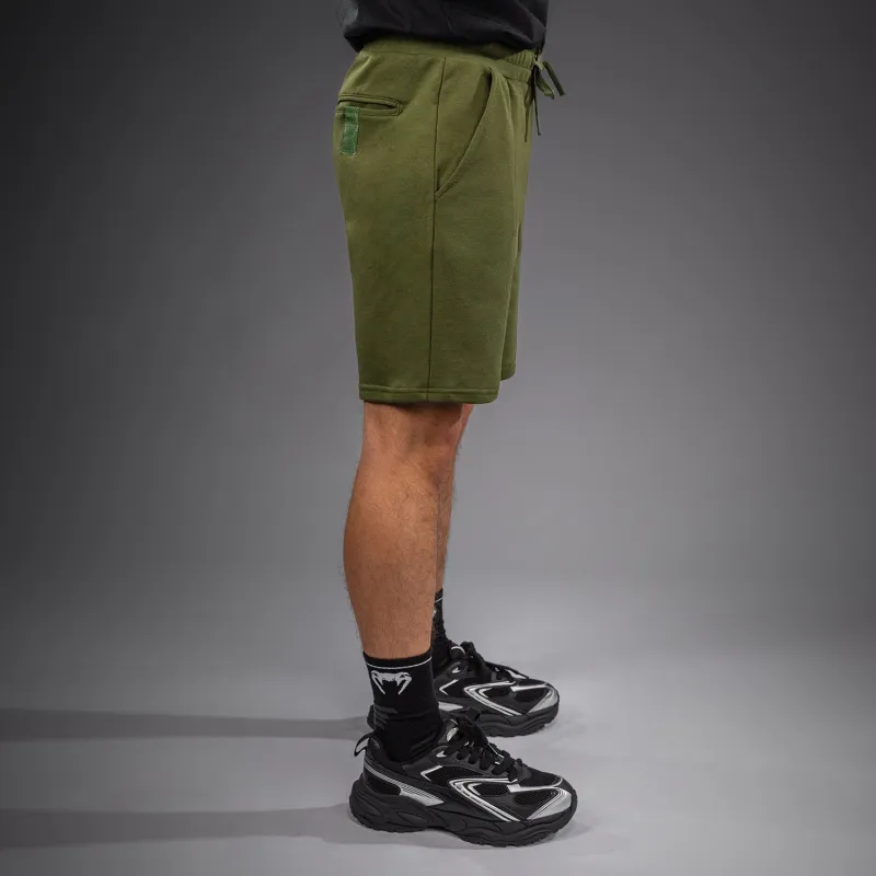 Venum Classic Fleece Cotton Shorts - Khaki - Image 3