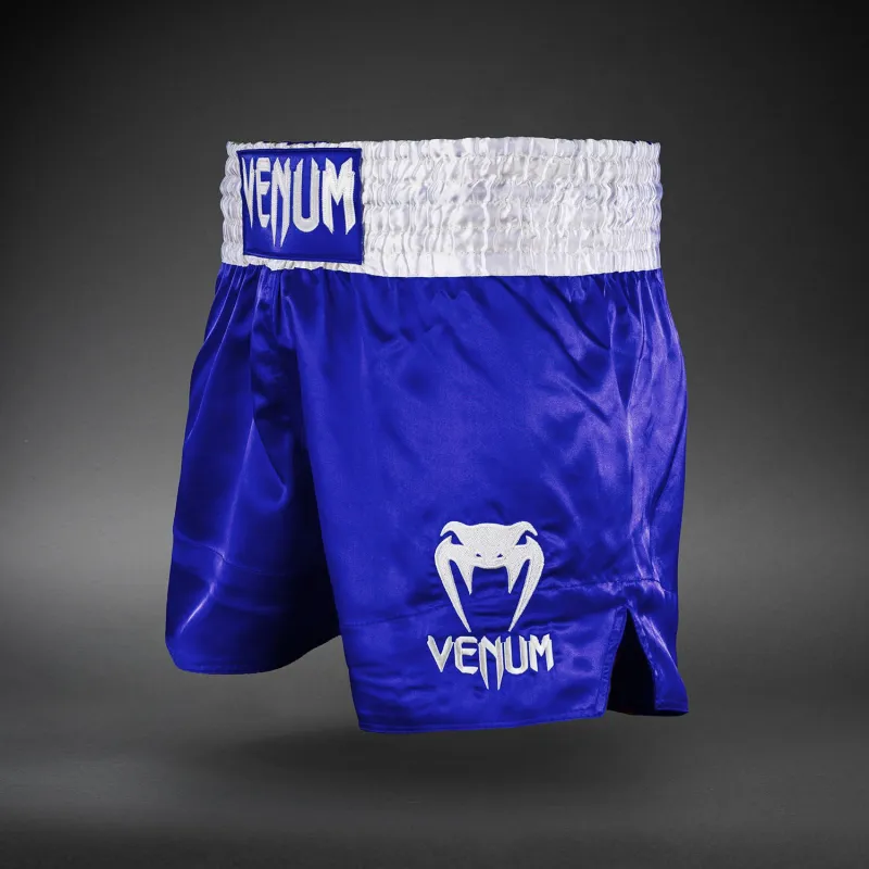 Venum Classic Muay Thai Shorts - Blue - Image 2