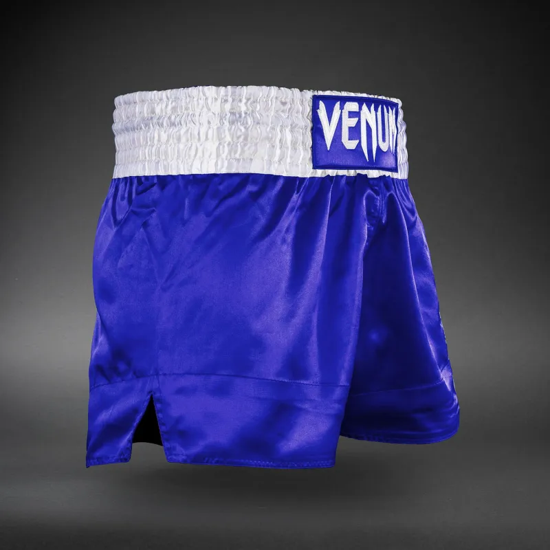 Venum Classic Muay Thai Shorts - Blue - Image 3