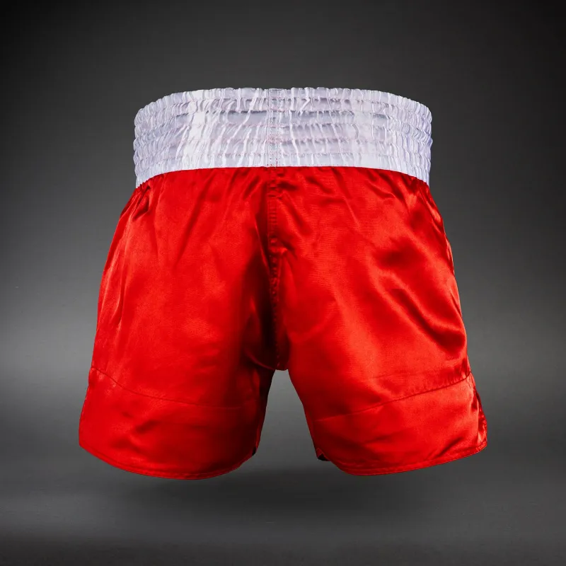 Venum Classic Muay Thai Shorts - Red - Image 4