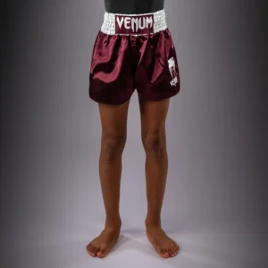 Venum Classic Muay Thai Shorts for Kids - Burgundy