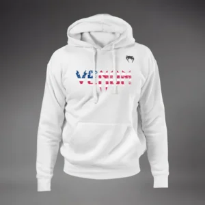 Venum Classic USA Hoodie - White/Black