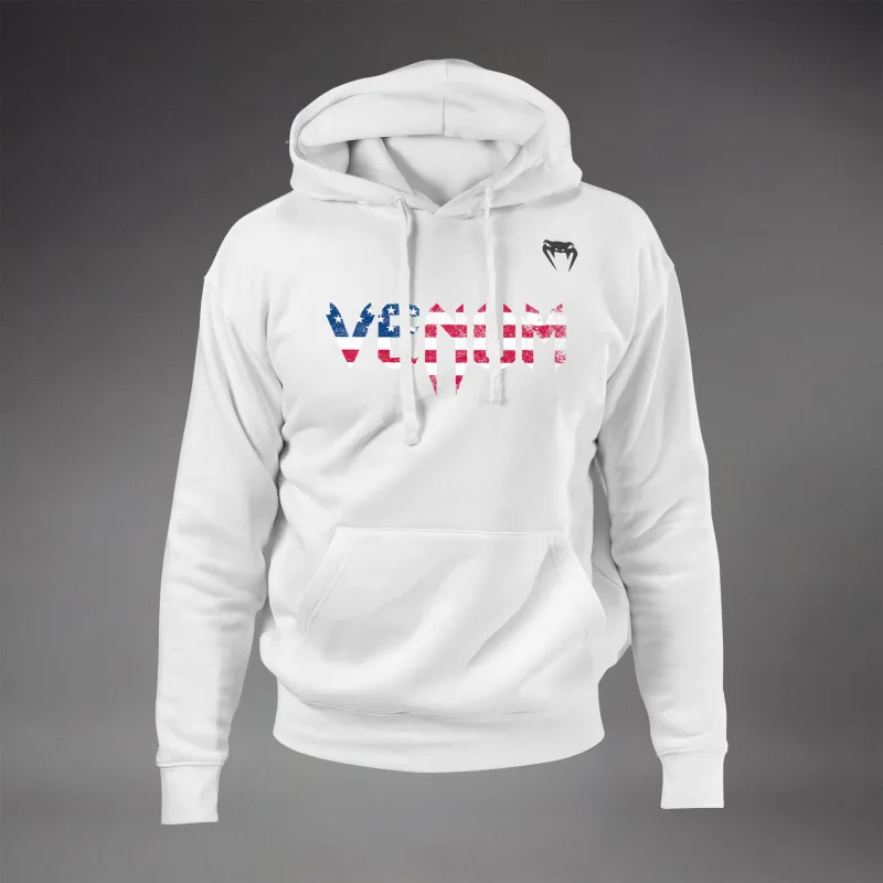 Venum Classic USA Hoodie - White/Black