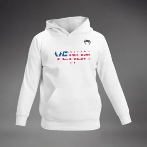 Venum Classic USA Kids Hoodie - White/Black