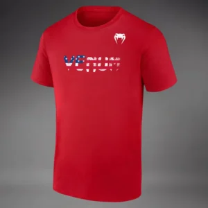Venum Classic USA Kids Short Sleeve T-Shirt - Red/White
