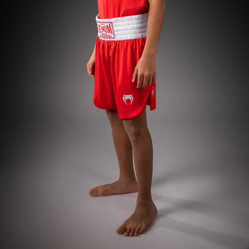 Venum Classic Youth Boxing Shorts - Fire Red - Image 2