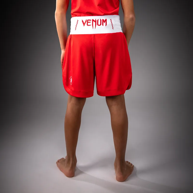 Venum Classic Youth Boxing Shorts - Fire Red - Image 3