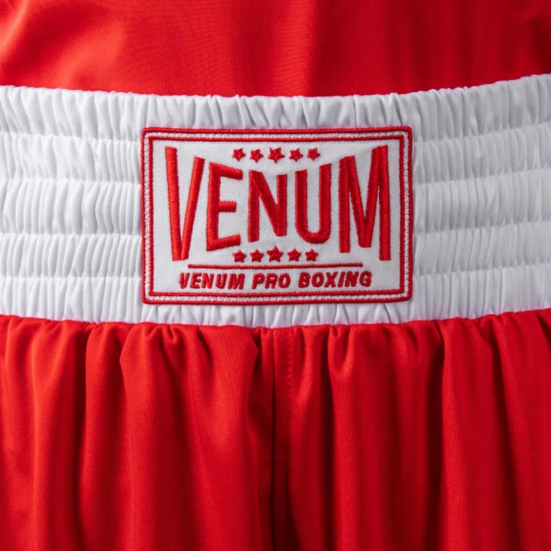 Venum Classic Youth Boxing Shorts - Fire Red - Image 4