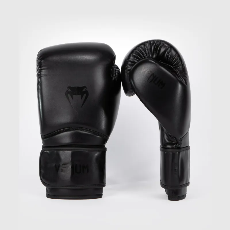 Venum Contender 1.5 Boxing Gloves - Black/Black - Image 4
