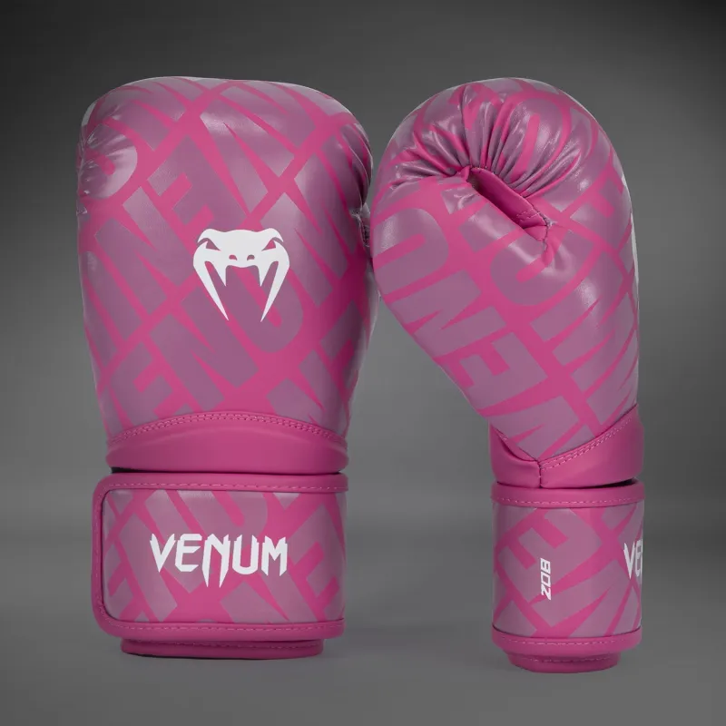 Venum Contender 1.5 XT Boxing Gloves - White/Pink - Image 3