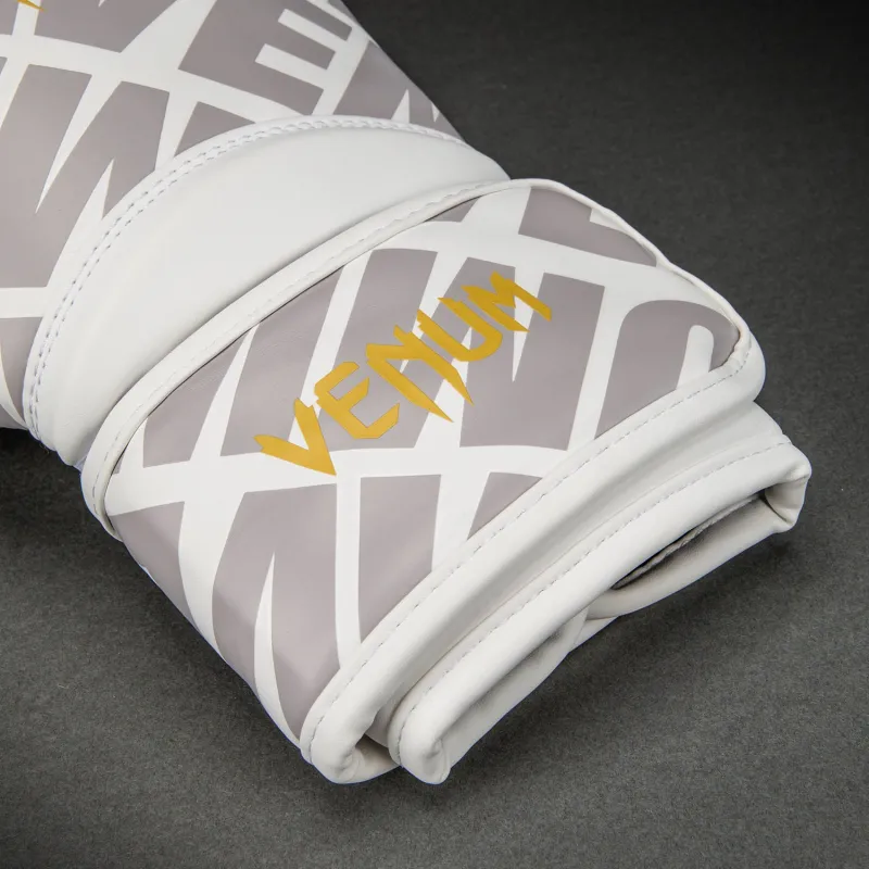 Venum Contender 1.5 XT 3D Boxing Gloves - White/ Gold - Image 3
