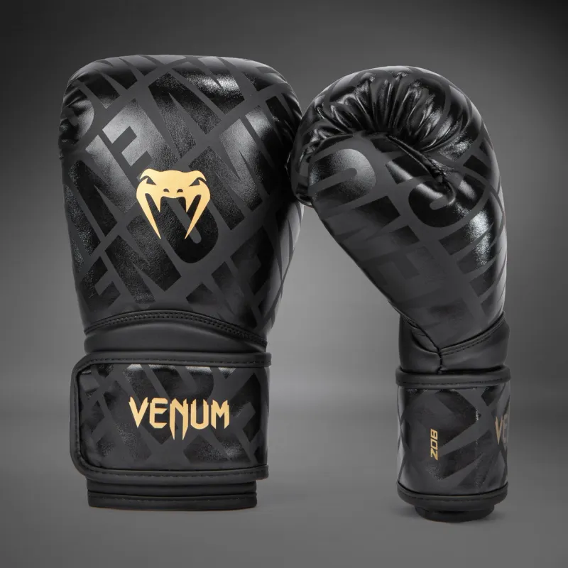Venum Contender 1.5 XT Boxing Gloves - Black/Gold - Image 3