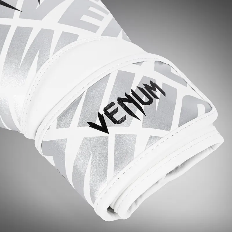 Venum Contender 1.5 XT Boxing Gloves White/Silver - Image 3