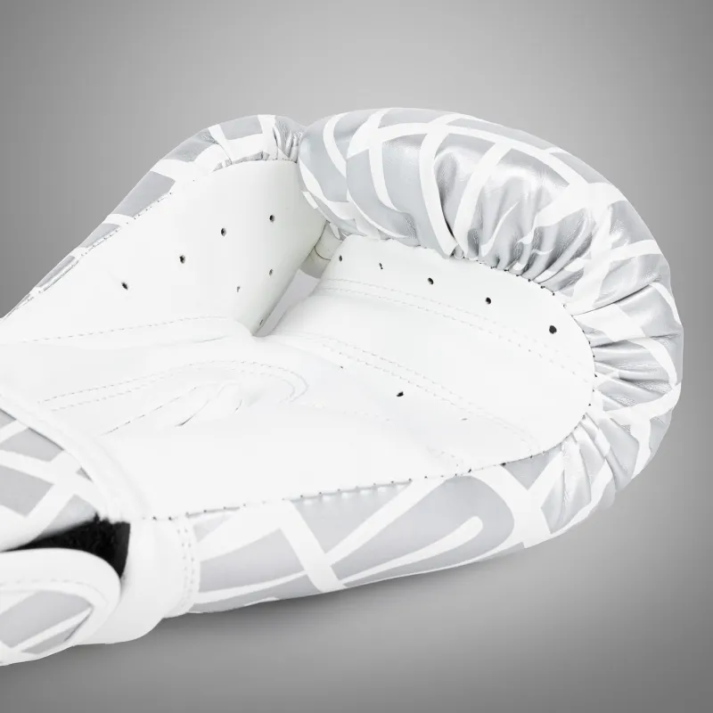 Venum Contender 1.5 XT Boxing Gloves White/Silver - Image 4