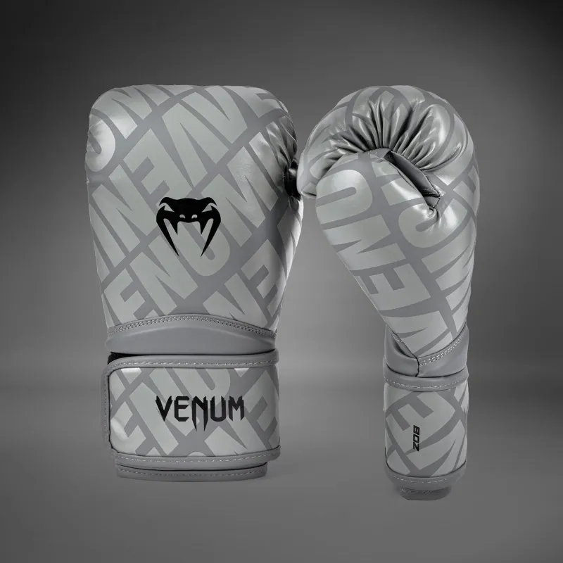 Venum Contender 1.5 XT Boxing Gloves - Grey/Black - Image 2