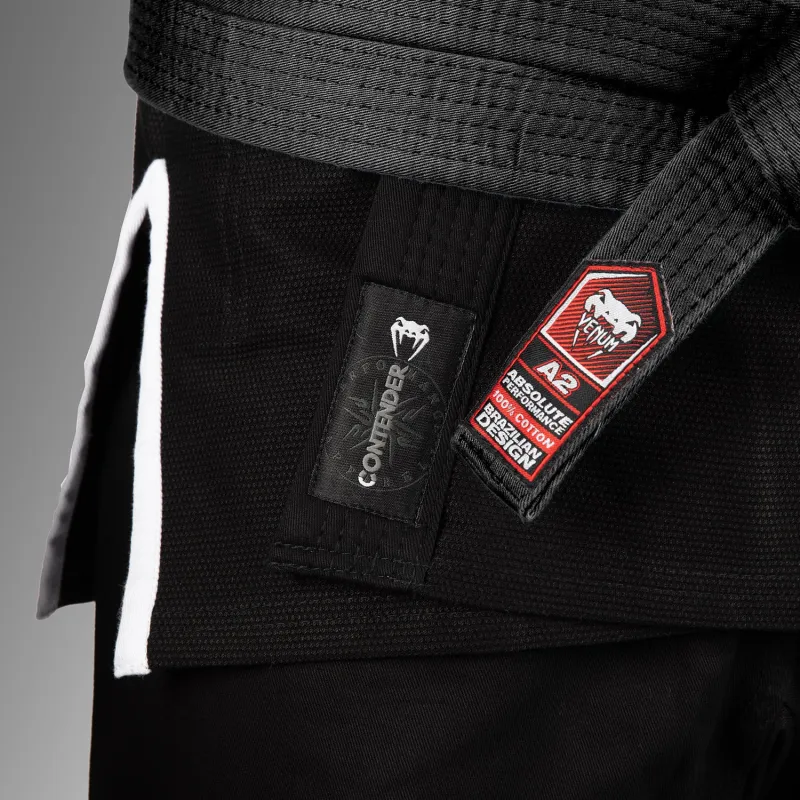 Venum Contender 3.0 Brazilian Jiu Jitsu Gi 380g - Black - Image 4