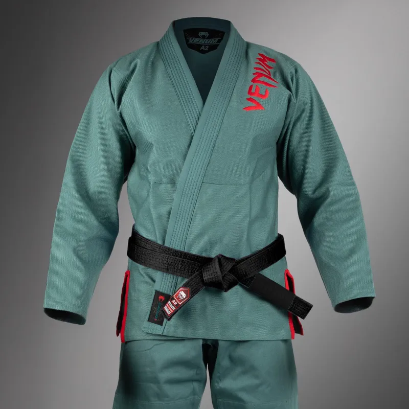 Venum Contender 3.0 Brazilian Jiu Jitsu Gi 380g - Ocean Green - Image 3