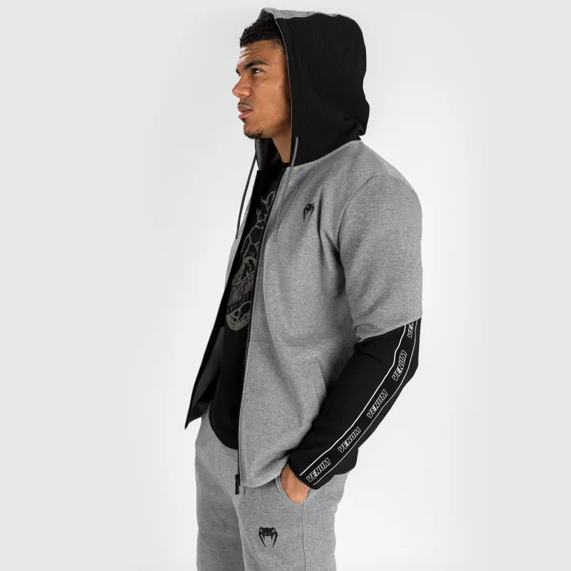 Venum Contender 4.0 Men’s Hoodie - Heather Grey/Black - Image 3