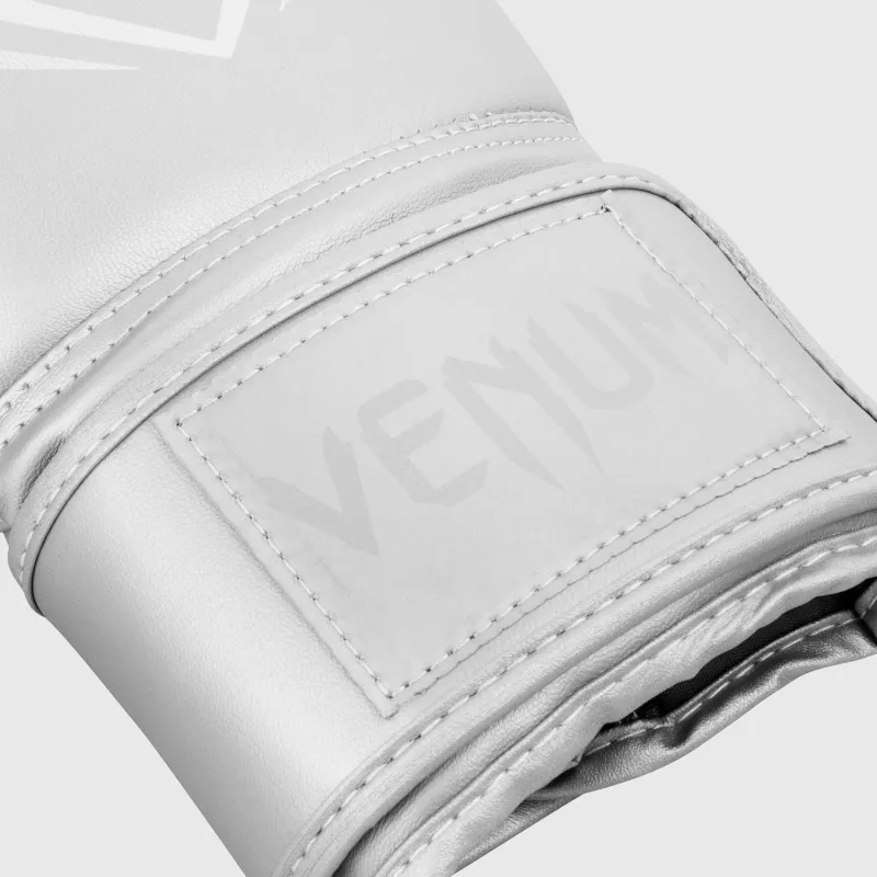 Venum Contender Boxing Gloves - Silver/Silver - Image 3