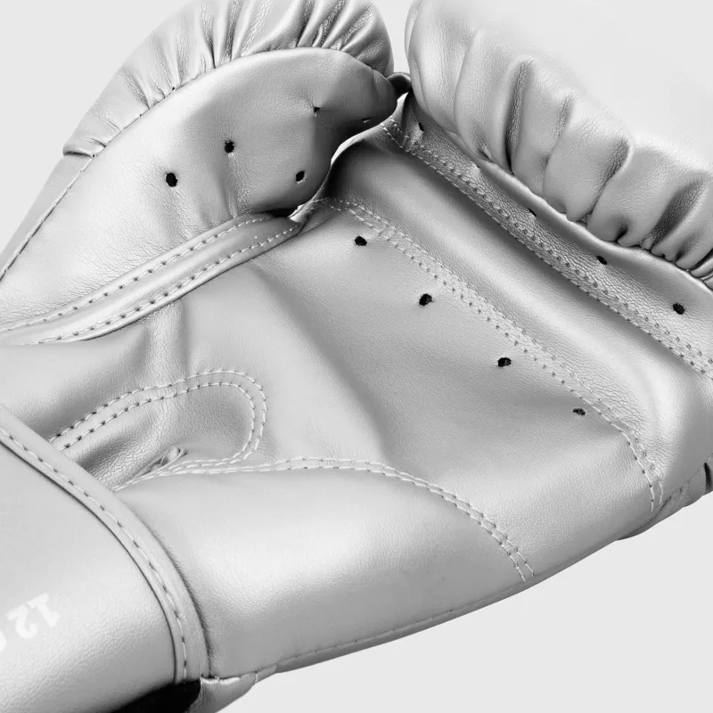 Venum Contender Boxing Gloves - Silver/Silver - Image 4