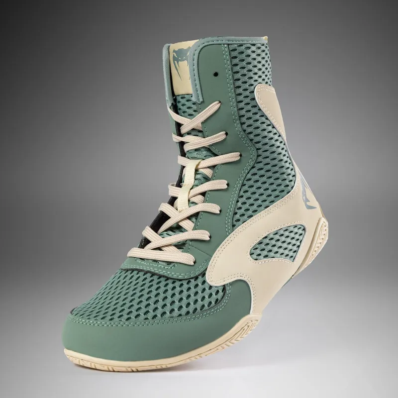Venum Contender Boxing Shoes - Aqua Green/Ivory - Image 2