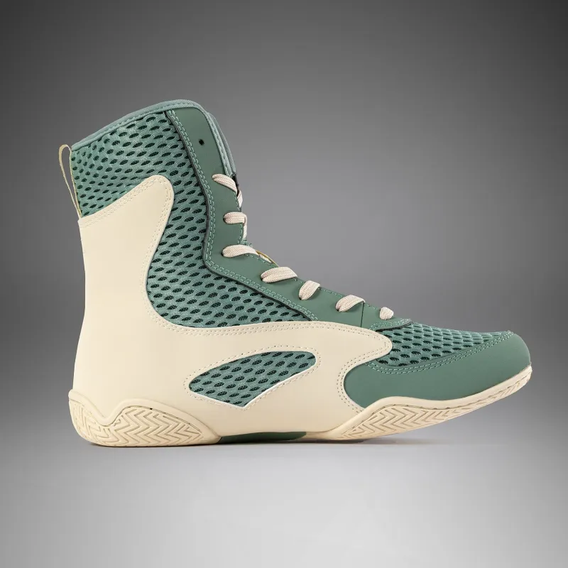 Venum Contender Boxing Shoes - Aqua Green/Ivory - Image 3