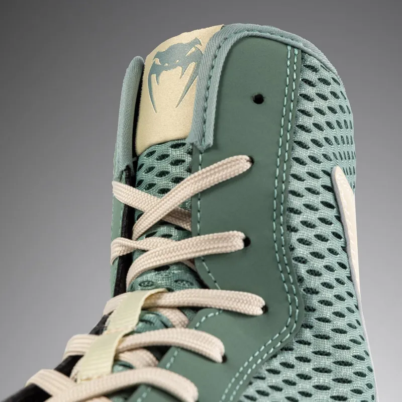 Venum Contender Boxing Shoes - Aqua Green/Ivory - Image 4