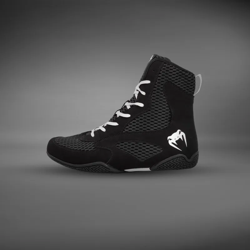 Venum Contender Boxing Shoes - Black/White - Image 2