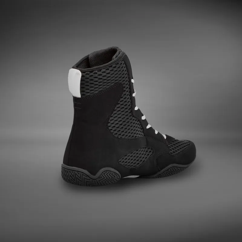 Venum Contender Boxing Shoes - Black/White - Image 4