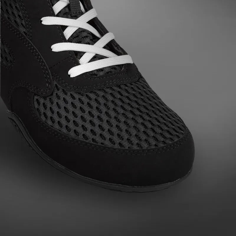 Venum Contender Boxing Shoes - Black/White - Image 5