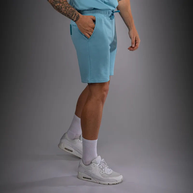 Venum Contender Fleece Cotton Shorts - Turquoise - Image 2