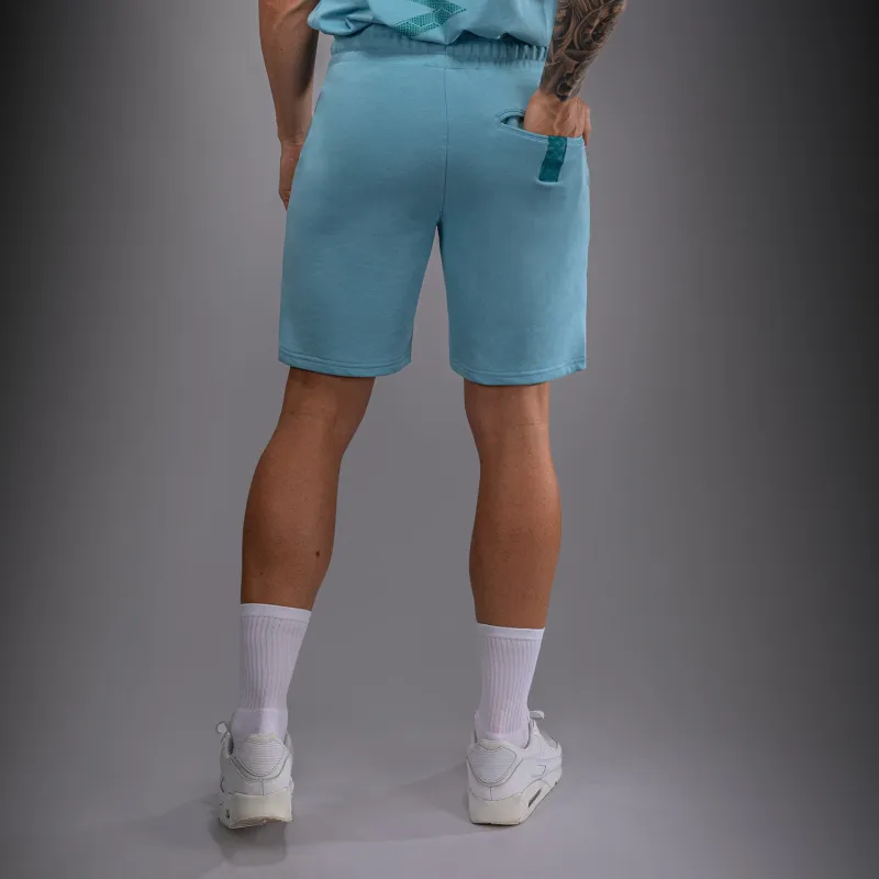 Venum Contender Fleece Cotton Shorts - Turquoise - Image 3