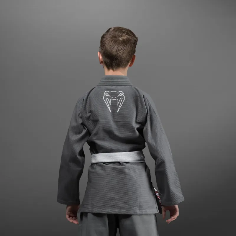 Venum Contender Kids BJJ Gi (Free white belt included) - Grey - Image 2