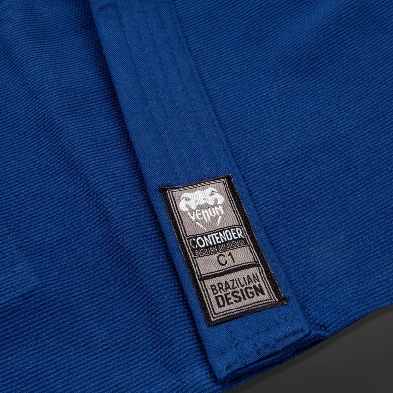 Venum Contender Kids BJJ Gi (Free white belt included) -Blue - Image 5