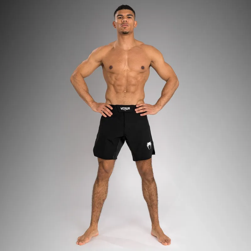 Venum Contender Men’s Fight Shorts - Black/White - Image 2