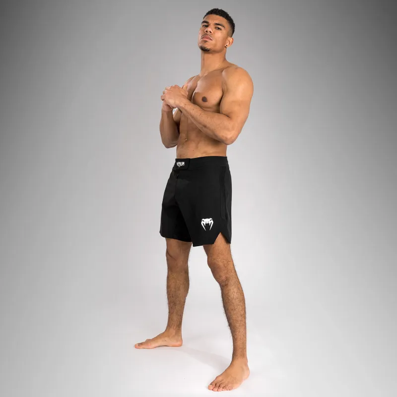 Venum Contender Men’s Fight Shorts - Black/White - Image 3