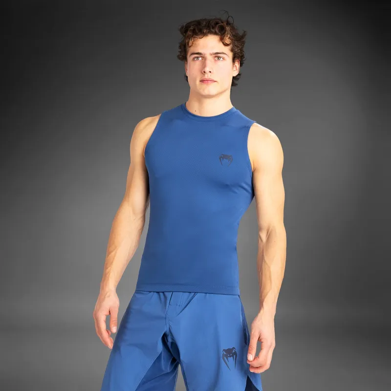Venum Contender Men’s Sleeveless Rashguard - Blue - Image 3