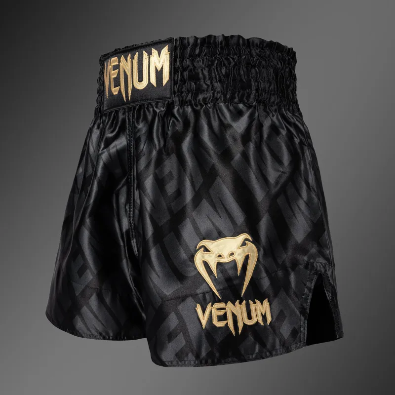 Venum Contender XT Muay Thai Shorts – Black/Gold - Image 2