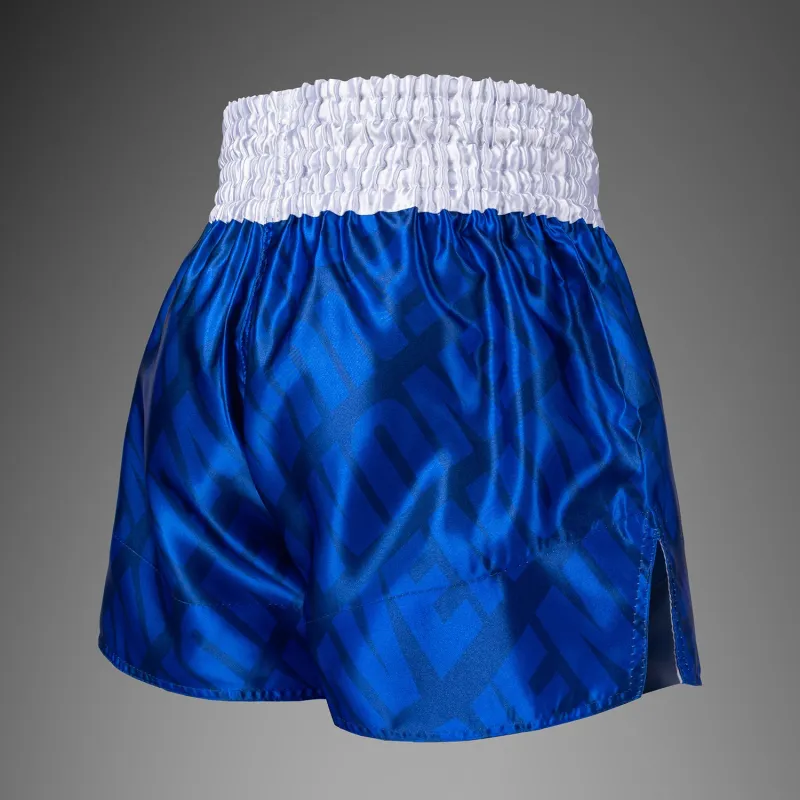 Venum Contender XT Muay Thai Shorts – Royal Blue/White - Image 3