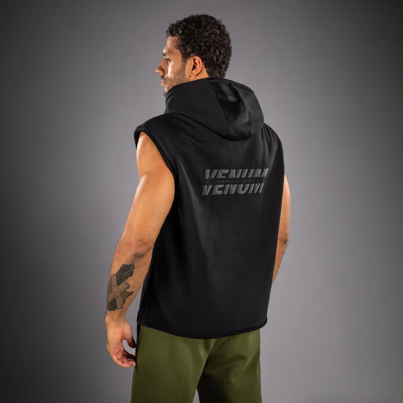 Venum Divide Sleeveless Hoodie - Black - Image 3