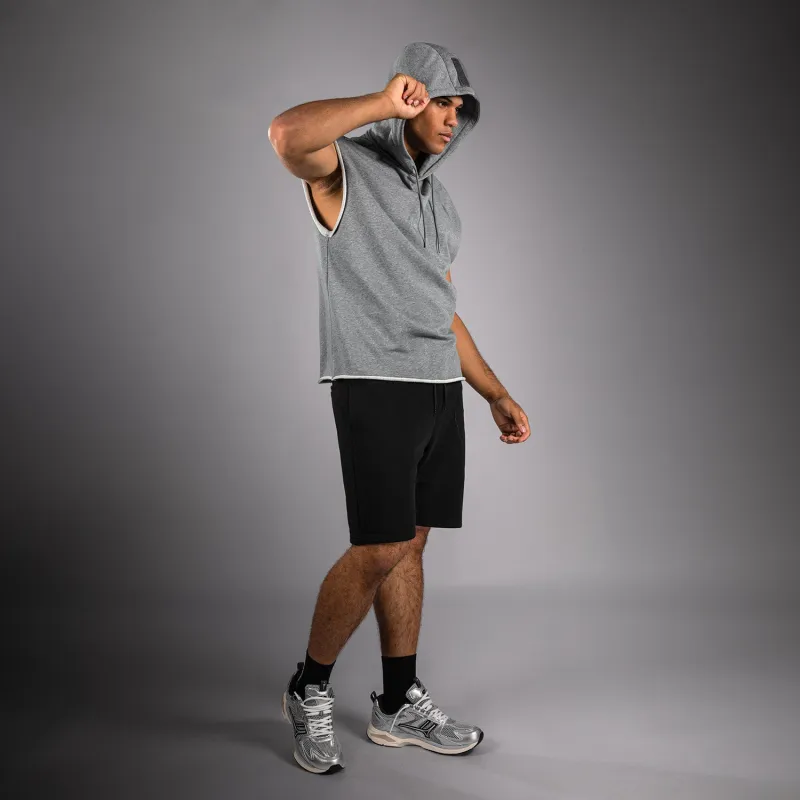 Venum Divide Sleeveless Hoodie - Heather Grey - Image 2